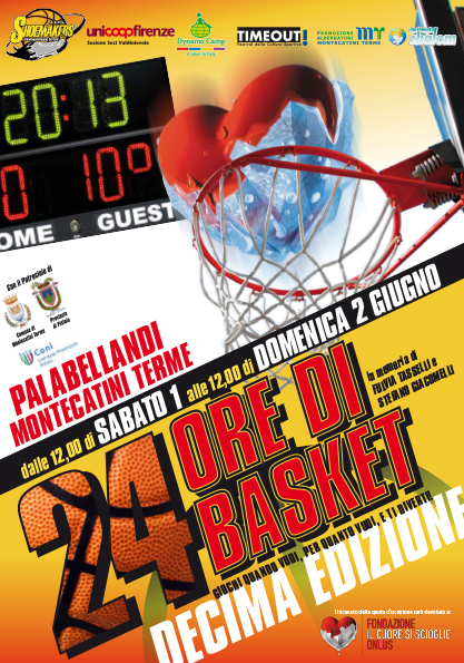Vieni a giocare alla 10° edizione della 24 Ore di Basket