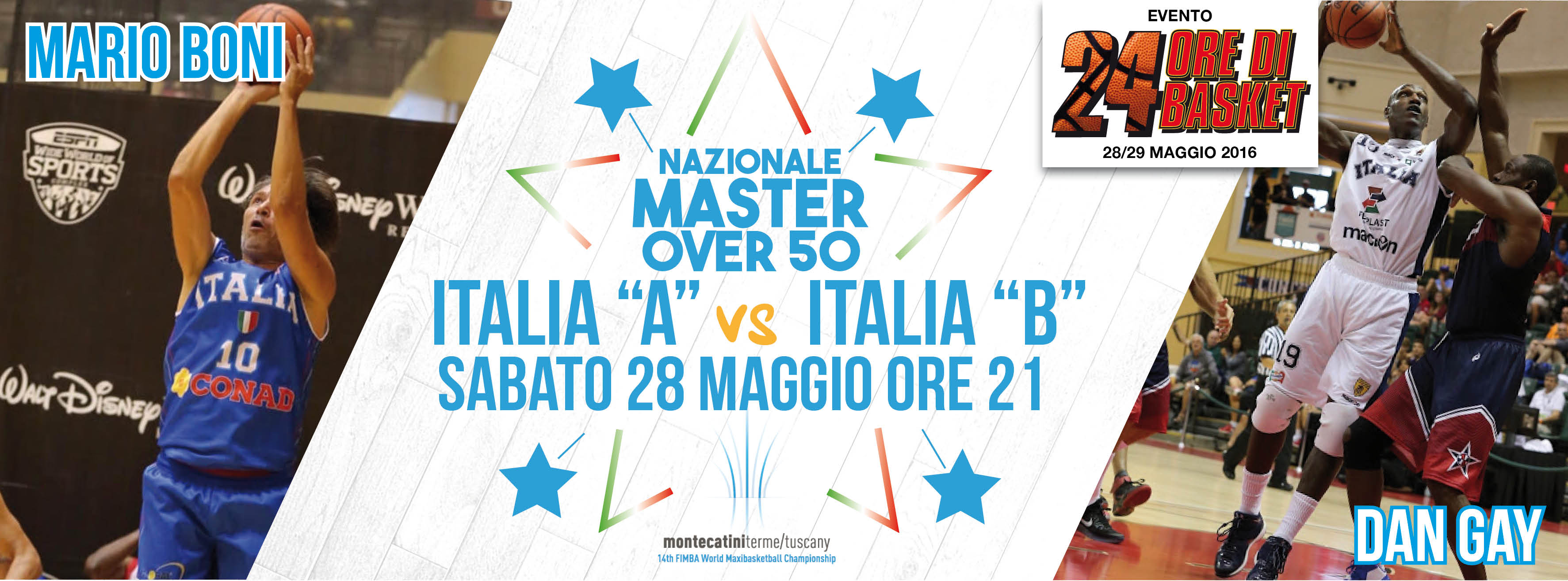 Main Event: Nazionale Maxi Basket Over 50 - Selezione B vs Selezione B